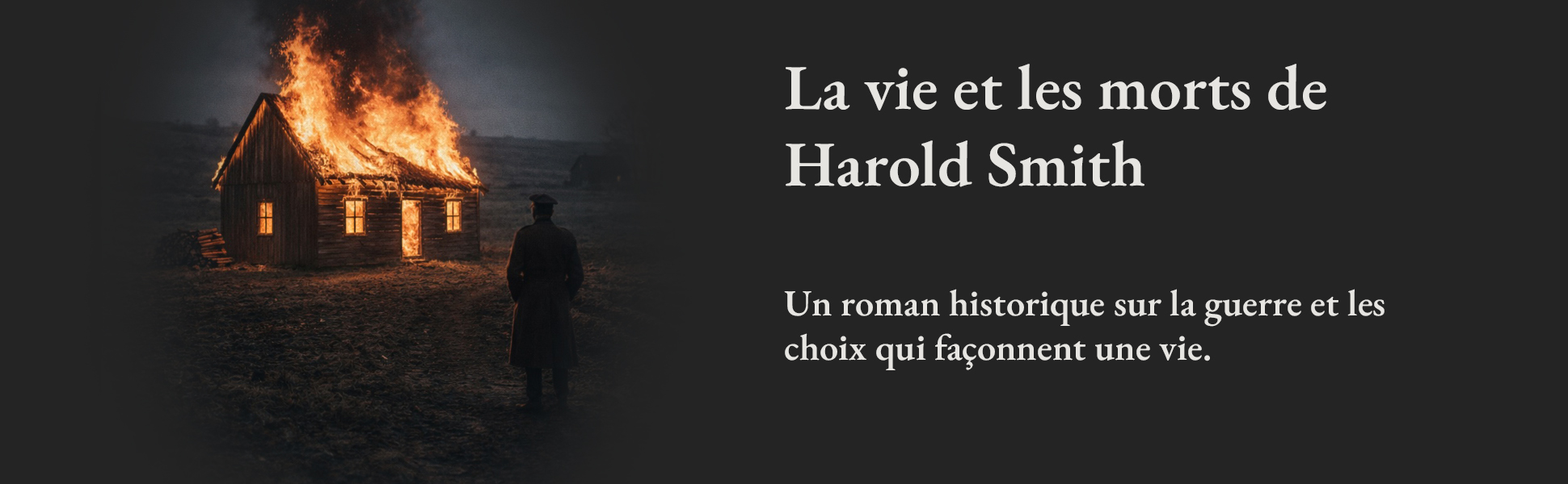 Panneau titre de La vie et les morts de Harold Smith